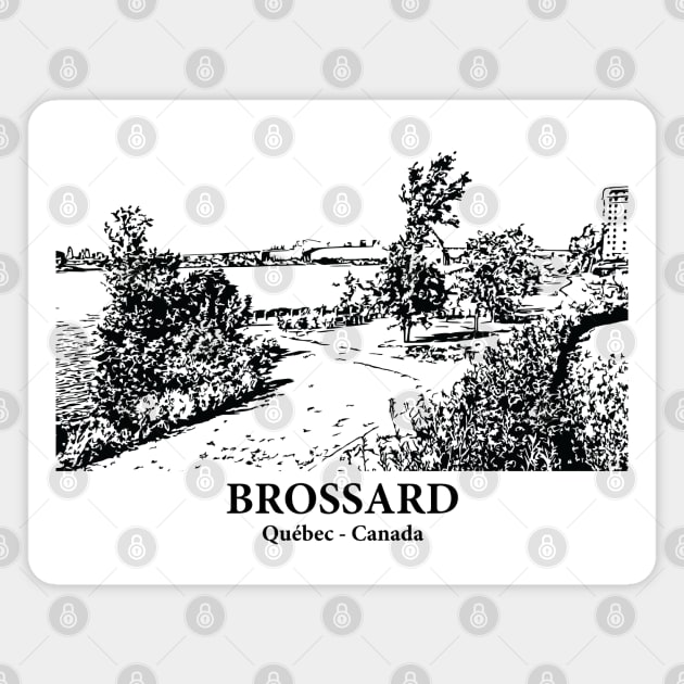 Brossard - Québec Magnet by Lakeric